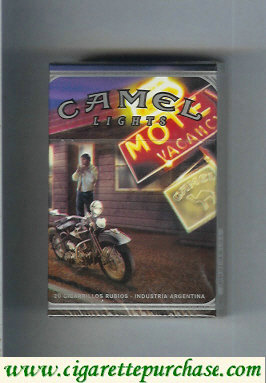 Camel Cigarettes Road Lights hard box